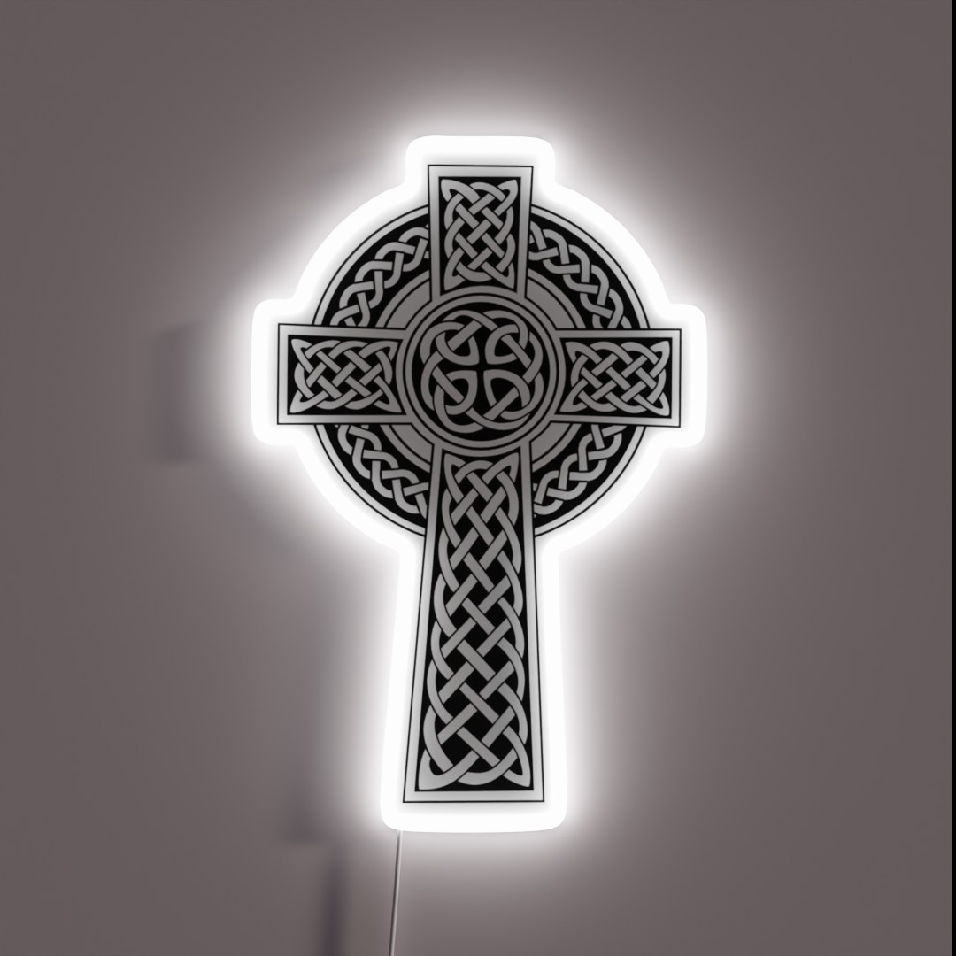 Celtic Cross RGB Neon Sign Celtic Cross RGB Neon Sign