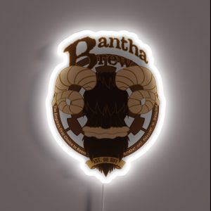 Bantha Brew RGB Neon Sign