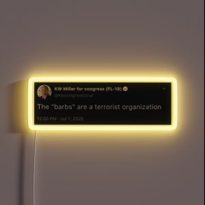 Barb Tweet RGB Neon Sign Barb Tweet RGB Neon Sign