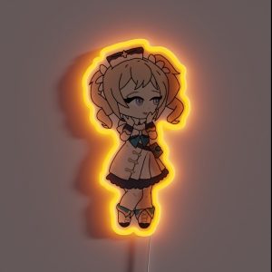 Barbara Chibi Fanart RGB Neon Sign Barbara Chibi Fanart RGB Neon Sign
