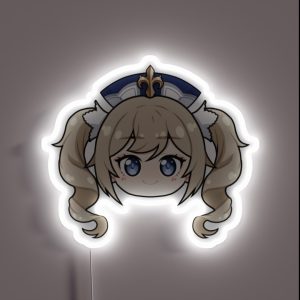 Barbara Chibi Head RGB Neon Sign