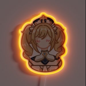 Barbara From Genshin RGB Neon Sign