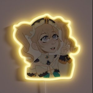 Barbara Genshin Impact RGB Neon Sign