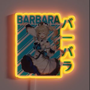 Barbara Genshin Impact RGB Neon Sign