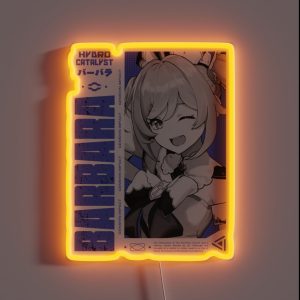Barbara Genshin Impact V 3 Color Ver RGB Neon Sign