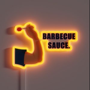 Barbecue Sauce Dart RGB Neon Sign Barbecue Sauce Dart RGB Neon Sign
