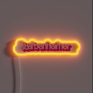 Barbenheimer RGB Neon Sign Barbenheimer RGB Neon Sign