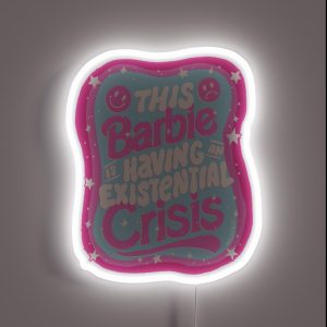 Barbie Existential Crisis RGB Neon Sign Barbie Existential Crisis RGB Neon Sign