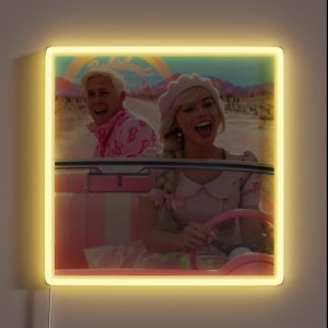 BARBIE Margot Robbie And Rayan Reynolds RGB Neon Sign BARBIE Margot Robbie And Rayan Reynolds RGB Neon Sign