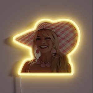 Barbie Movie 2023 Margot Robbie Barbenheimer RGB Neon Sign