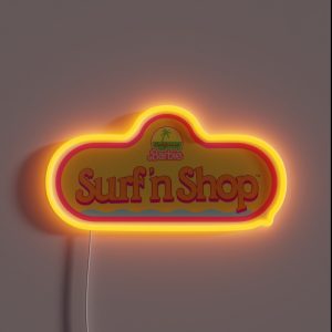 Barbie Surf N Shop 1987 Playset RGB Neon Sign Barbie Surf N Shop 1987 Playset RGB Neon Sign