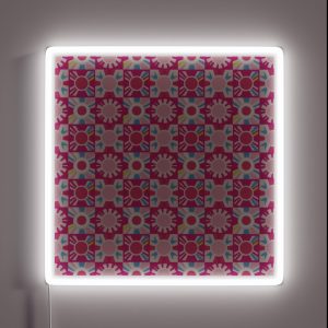 Barbiecore Sun Ray Print RGB Neon Sign