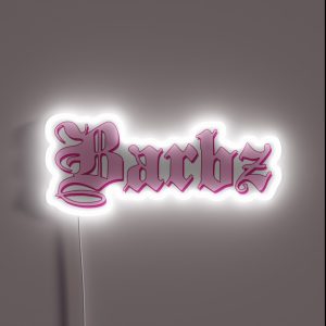 Barbz RGB Neon Sign