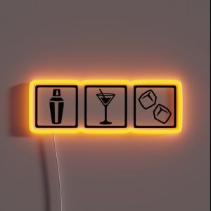 Bartender Cocktail Party RGB Neon Sign Bartender Cocktail Party RGB Neon Sign