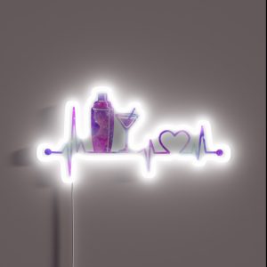 BARTENDER HEARTBEAT GALAXY BARTENDER HEARTBEAT RGB Neon Sign BARTENDER HEARTBEAT GALAXY BARTENDER HEARTBEAT RGB Neon Sign