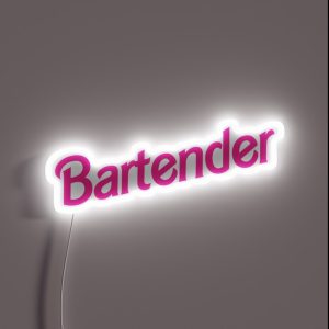 Bartender RGB Neon Sign Bartender RGB Neon Sign