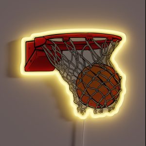 Basket Ball RGB Neon Sign Basket Ball RGB Neon Sign