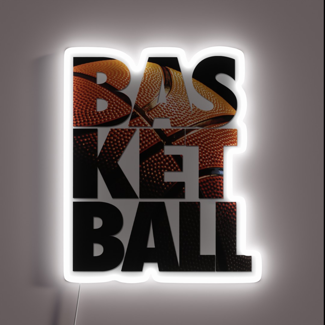 BASKETBALL V2 RGB Neon Sign BASKETBALL V2 RGB Neon Sign