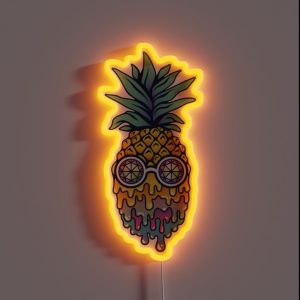 Bass Face Pineapple RGB Neon Sign Bass Face Pineapple RGB Neon Sign