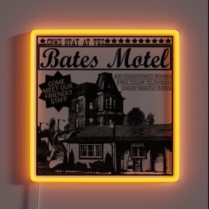 Bates Motel Black Type RGB Neon Sign