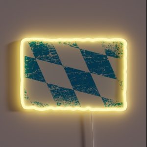 Bavaria Bavarian Flag Flag RGB Neon Sign Bavaria Bavarian Flag Flag RGB Neon Sign