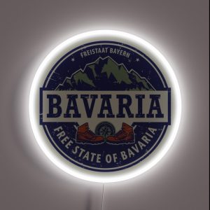 Bavaria Free State Of Bavaria RGB Neon Sign