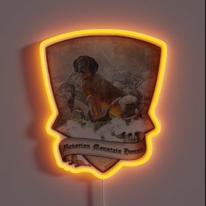 Bavarian Mountain Hound Art RGB Neon Sign Bavarian Mountain Hound Art RGB Neon Sign