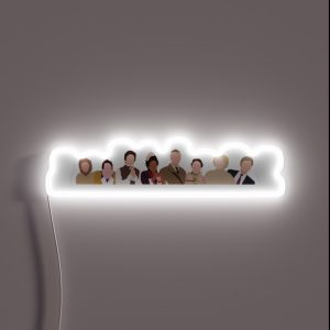 BBC Ghosts Print RGB Neon Sign