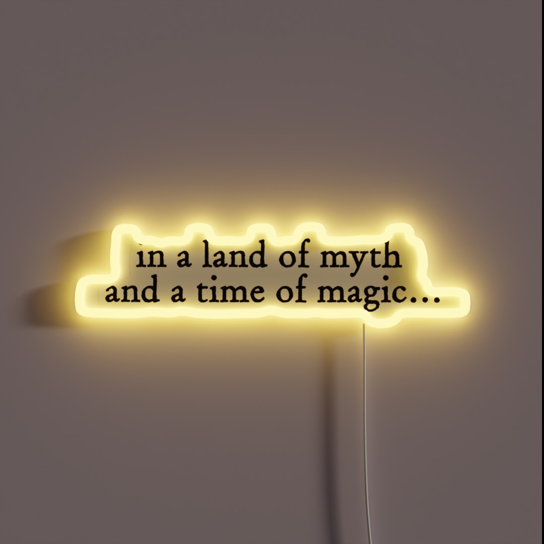 BBC Merlin Quote RGB Neon Sign BBC Merlin Quote RGB Neon Sign