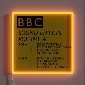 BBC Sound Effects Volume 4 RGB Neon Sign BBC Sound Effects Volume 4 RGB Neon Sign