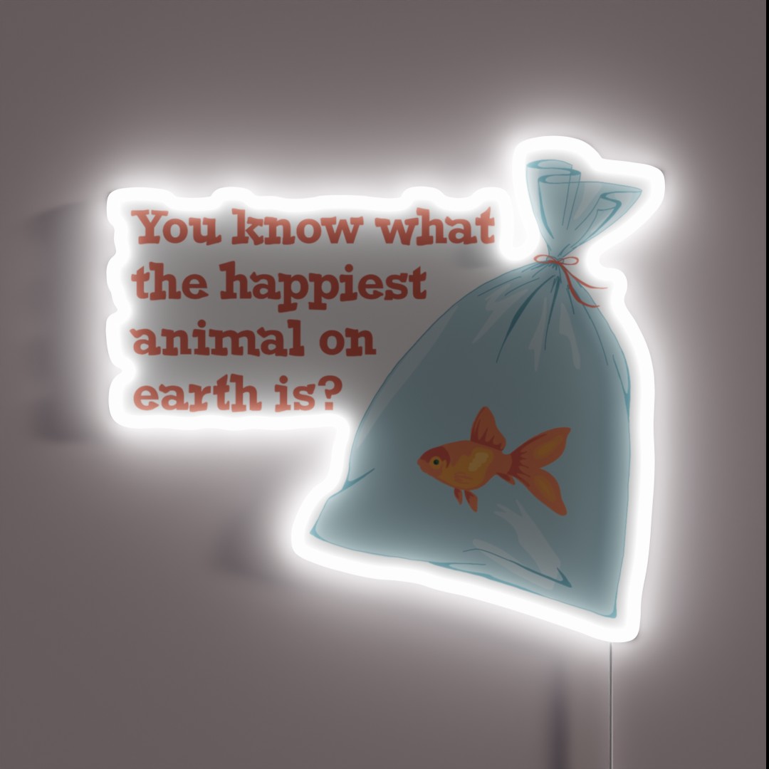 Be A Goldfish RGB Neon Sign Be A Goldfish RGB Neon Sign