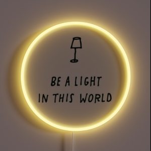 Be A Light In This World RGB Neon Sign Be A Light In This World RGB Neon Sign