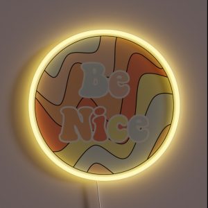 Be Nice RGB Neon Sign