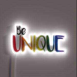 Be Unique RGB Neon Sign Be Unique RGB Neon Sign