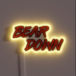 Bear Down RGB Neon Sign Bear Down RGB Neon Sign