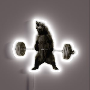 Bear Gains RGB Neon Sign