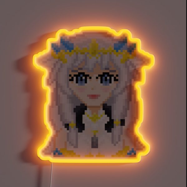 Beatrice Rune Factory 5 Pixel Art RGB Neon Sign