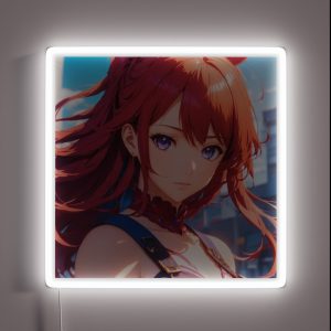 Beautiful Anime Girl RGB Neon Sign
