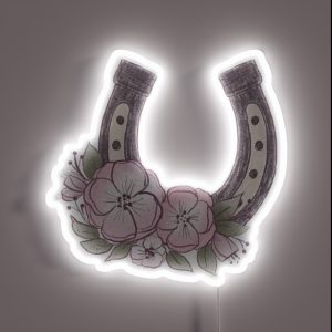 Beautiful Horseshoe RGB Neon Sign