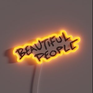 Beautiful People RGB Neon Sign