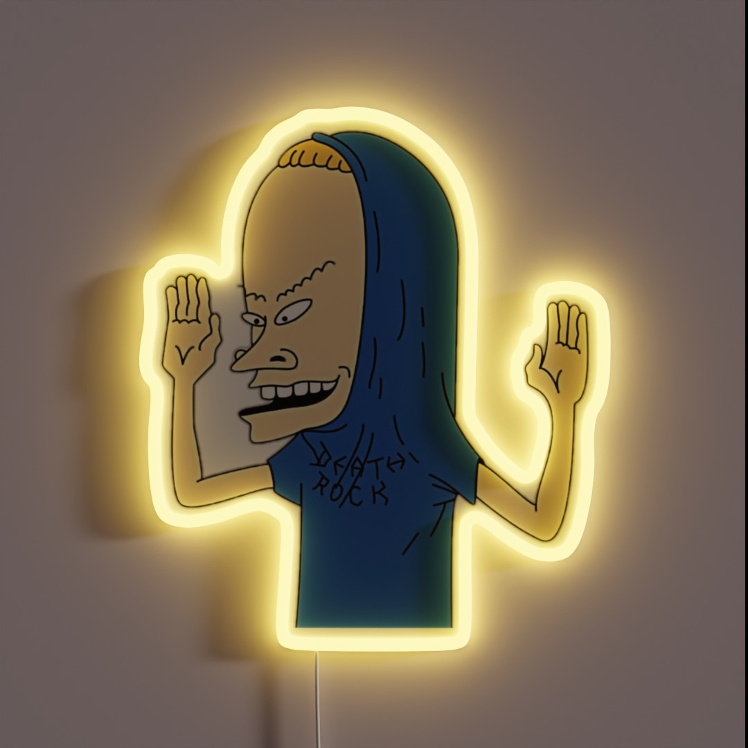 Beavis And Butthead RGB Neon Sign Beavis And Butthead RGB Neon Sign