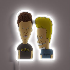 Beavis Butthead Premium RGB Neon Sign