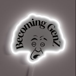 Becoming Genz RGB Neon Sign Becoming Genz RGB Neon Sign