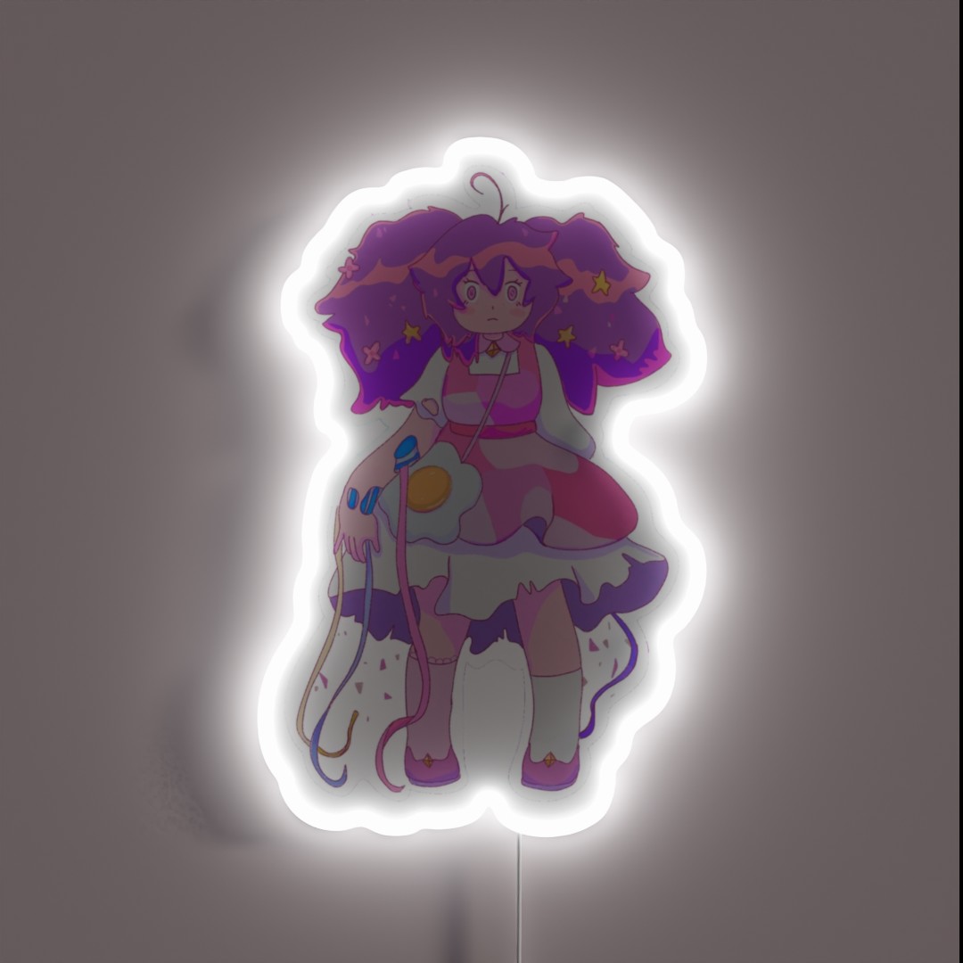 Bee And Puppycat Bee RGB Neon Sign Bee And Puppycat Bee RGB Neon Sign