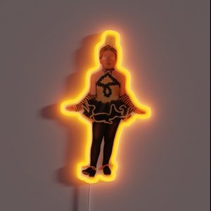 Bee Girl RGB Neon Sign