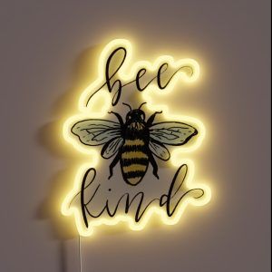 BEE Kind RGB Neon Sign
