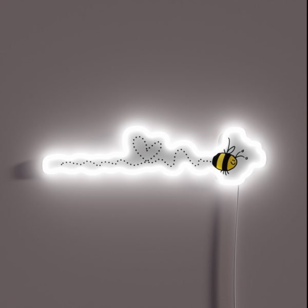 Bee Love Trail RGB Neon Sign