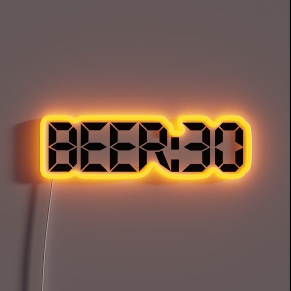 Beer 30 RGB Neon Sign