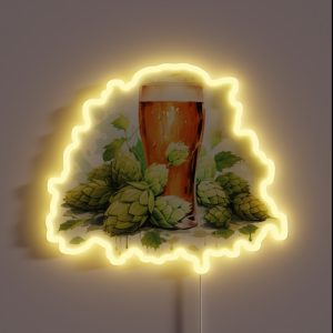 Beer And Hops RGB Neon Sign
