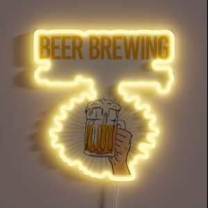 Beer Perfect Day Beer Brewing RGB Neon Sign